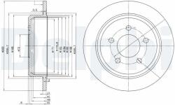 DELPHI Disc frana DELPHI BG3073 (BG3073) - automobilus