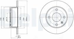 DELPHI Disc frana DELPHI BG2376