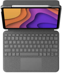 Logitech Husa cu tastatura Logitech Folio Touch pentru iPad Air 10.9"" (gen. 4) - Oxford Grey (UK) (920-009968)
