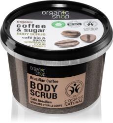 Organic Shop Organic Coffee & Sugar exfoliant de corp, cu cafea 250 ml