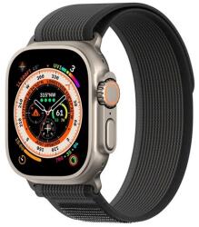 DUX DUCIS Apple Watch Series 9 45mm yj pótszíj (egyedi méret, textil, állítható) fekete / szürke (GP-147565)