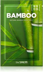 The Saem Natural Mask Sheet Bamboo masca de celule cu efect de fermitate 21 ml