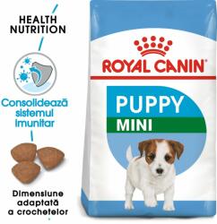 Royal Canin Mini Puppy/Junior hrana uscata caine junior 8 kg + Mini puppy hrana umeda 12x85 g