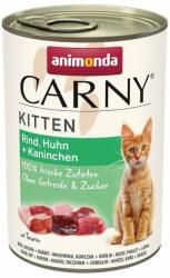 Animonda Carny Kitten Beef&Chicken&Rabbit 400 g Hrana umeda pentru ăisoi, cu vita, pui si iepure