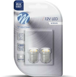 m-tech R5W LED jelzőizzó, 2db/bliszter (LB088W)