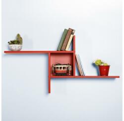 Adore Furniture Etajeră de perete 50x100 cm roșu (AD0066)