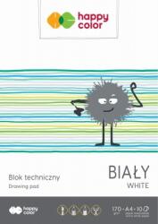 Happy Color Bloc desen, alb, A4, 10 coli, 170gsm, Happy Color 35502030-0