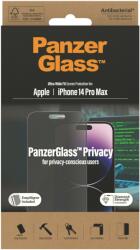 Panzer Privacy Apple iPhone 14 Pro Max üvegfólia + felhelyező keret (P2786)