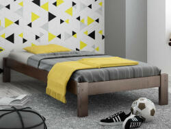 Komforttéka Liliana fenyő ágykeret dió 90' + ajándék ágyrács