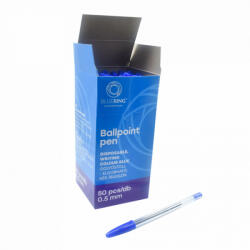 BLUERING Golyóstoll eldobható kupakos Bluering® , írásszín kék (JJ20103C) - tobuy