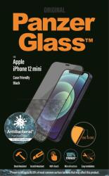Panzer Edge-to-Edge Antibacterial Apple iPhone 12 Mini üvegfólia - fekete (2710)