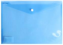BLUERING Irattartó tasak A4, PP patentos Bluering® transzparens kék (5999093852540) - web24