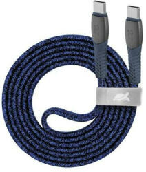 RIVACASE USB kábel, USB-C - USB-C, 1, 2 m, RIVACASE PS6105, kék (RUK6105BL) (4260403579503)
