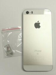 iPhone SE silver/ezüst készülék hátlap/ház/keret (723218)