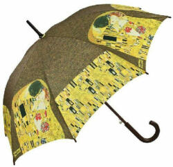von Lilienfeld Klimt: A csók - UV szűrős - automata hosszúnyelű esernyő / napern (ZB-esernyo-5537A)