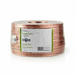 Nedis Hangszóró kábel | 2x 4.00 mm2 | CCA | 100.0 m | Kerek | PVC | Átl (CAGW4000TR1000)