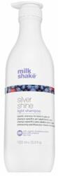 Milk Shake Silver Shine Light Shampoo șampon protector pentru păr blond platinat si grizonat 1000 ml