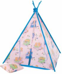 Patio gyermek sátor párnával és játszószőnyeggel maci mintás (79321)