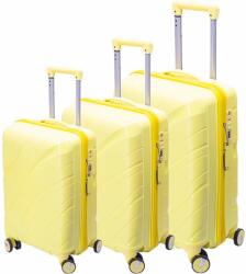 Dollcini Dollcini, Világjáró Bőrönd ，3db-os Bőrönd szett，20"，24"，28", (357890-162D)