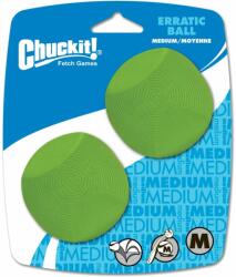 Chuckit! Chuckit erratic világító labda m 6 cm 2 csomag kutyajáték (7106)
