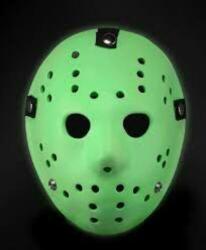 Péntek 13 - Jason Vorhees farsangi maszk - Halloween fluoreszkáló
