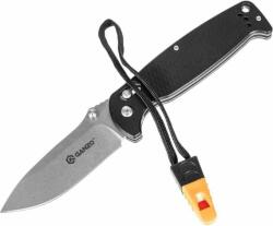 Ganzo G7412-BK-WS összecsukható kés síppal (53221)