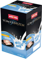 Animonda 6x100g animonda Vom Feinsten Adult Milkies csirke & tejes töltelék nedves macskatáp