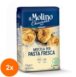 Chiavazza Set 2 x Faina din Grau Tanar tip 00 pentru Taitei si Paste de Casa, 1 Kg