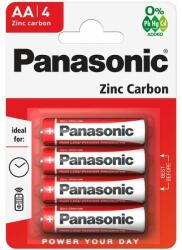 Panasonic Baterii Panasonic Red Zinc Carbon, R6RZ/4BP, Blister 4 Bucati (MAGT1003799TS)