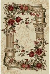 Delta Carpet Covor Dreptunghiular, 80 x 150 cm, Crem, Model Coloane Lotos 532 (532-100-0815) Covor