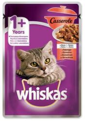 Whiskas Hrana Umeda pentru Pisici Whiskas Casserole Adult, cu Carne de Vita, Plic, 85 g (EXF-TD-EXF9000)