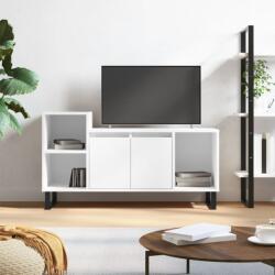 vidaXL fehér magasfényű szerelt fa TV-szekrény 100x35x55 cm (831326) - vidaxl