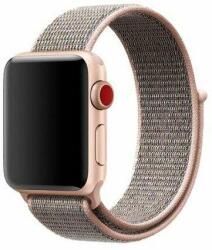 Apple Mybandz Apple Watch 42/44mm szövet óraszíj rózsaszín-homokszínű(A (APW422800)
