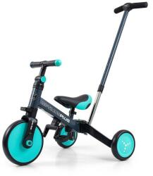 Milly Mally - Gyerek háromkerekű bicikli 4az1-ben Optimus Plus tolókarral mint