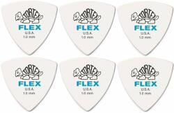 Dunlop 456R 1.0 Tortex Flex Triangle 6 Перце за китара (<![CDATA[456R100-6PACK-SET]]>)