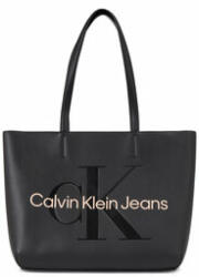 Calvin Klein Geantă Sculpted Shopper29 Mono K60K610276 Negru