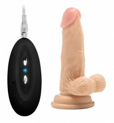 RealRock Valósághű vibrátor herékkel Realrock 6, 10cm