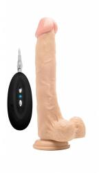 RealRock Valósághű vibrátor herékkel Realrock 10, 20cm