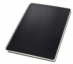 Sigel Caiet spiralat, exclusiv, A4, liniat, 80 de coli, copertă rigidă, SIGEL „Conceptum, negru