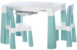  FreeON Neo műanyag gyerek asztal 2 db székkel- Zöld