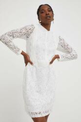 ANSWEAR rochie culoarea alb, mini, drept BBYX-SUD0W7_00X