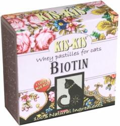 KIS-KIS Biotin pastile de zer pentru pisici - Pentru păr și piele sănătoase (100 tablete)
