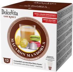 Dolce Vita Cappuccino Dolce Vita cu aromă de macarons și migdale pentru Dolce Gusto 12 capsule