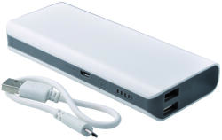 Baladéo PLR905 powerbank S11000 2x USB, alb