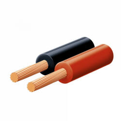 USE KL 0, 35-10X Hangszóróvezeték, piros-fekete, 2x0, 35mm, 10m ( KL 0, 35-10X ) (KL 0,35-10X)