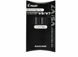 Pilot Rerezeva roller V5/V7 HI-Tecpoint 3 buc/set PILOT - negru (PBXSICBS3)