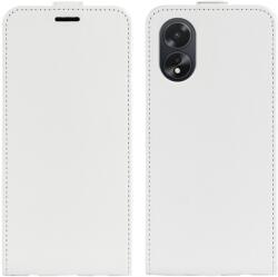  Husă rabatabilă pentru Oppo A38 albă