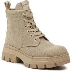 Calvin Klein Jeans Trappers Calvin Klein Jeans Chunky Combat Laceup Boot Co YW0YW01239 Bej