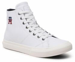 Tommy Hilfiger Sneakers Tommy Hilfiger Th Hi Vulc Street Leather FM0FM04739 White YBS Bărbați