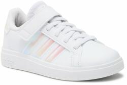 adidas Sneakers adidas Grand Court Lifestyle Court Elastic Lace and Top Strap Shoes GY2327 Alb